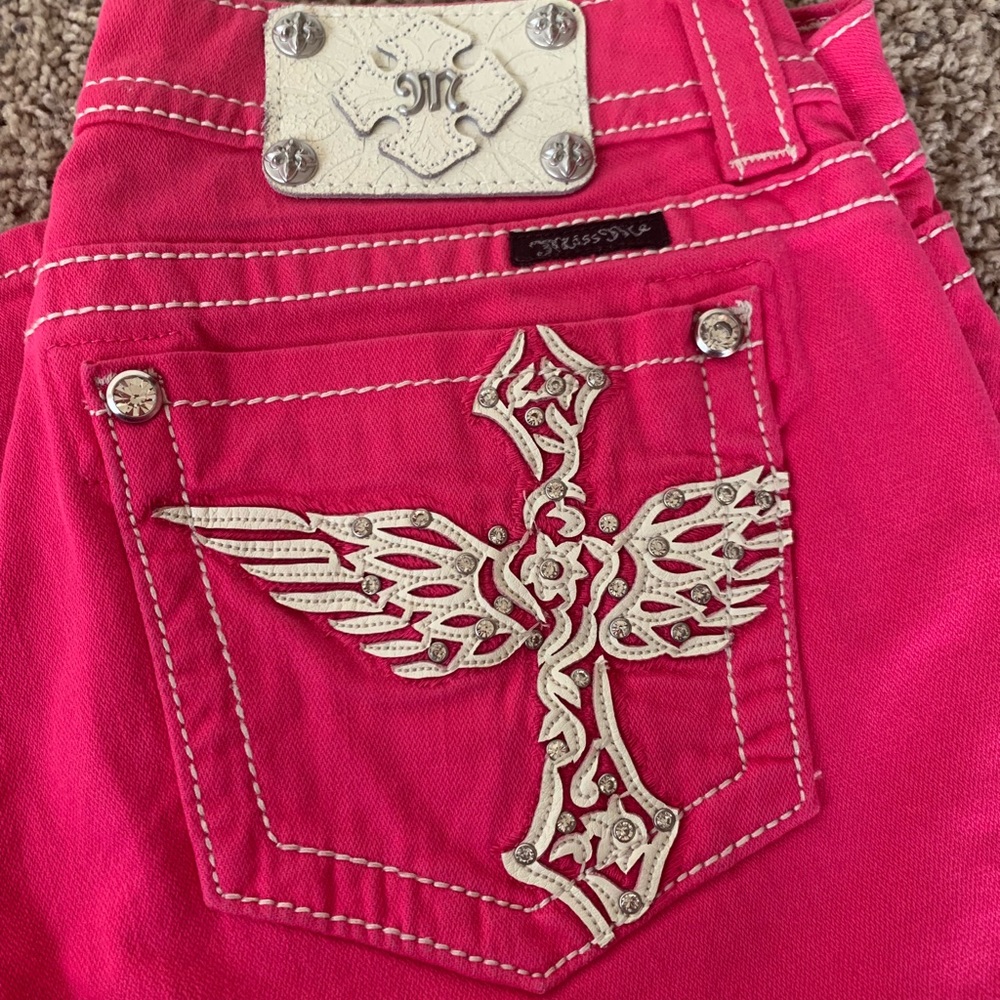 Pink Miss Me Skinny Jeans